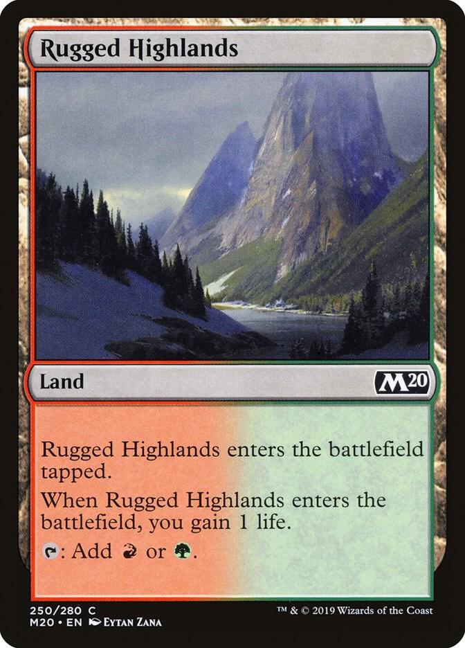 Rugged Highlands (250) [Core Set 2020]