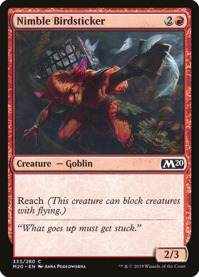 Nimble Birdsticker (333) [Core Set 2020]