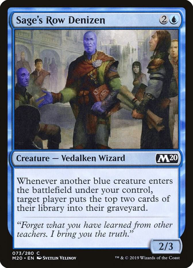 Sage's Row Denizen (73) [Core Set 2020]