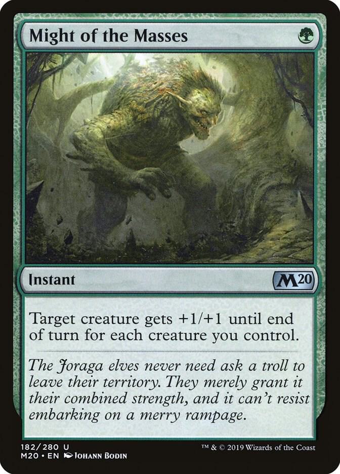 Might of the Masses (182) [Core Set 2020]