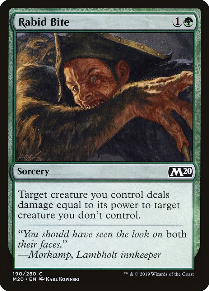 Rabid Bite (190) [Core Set 2020]