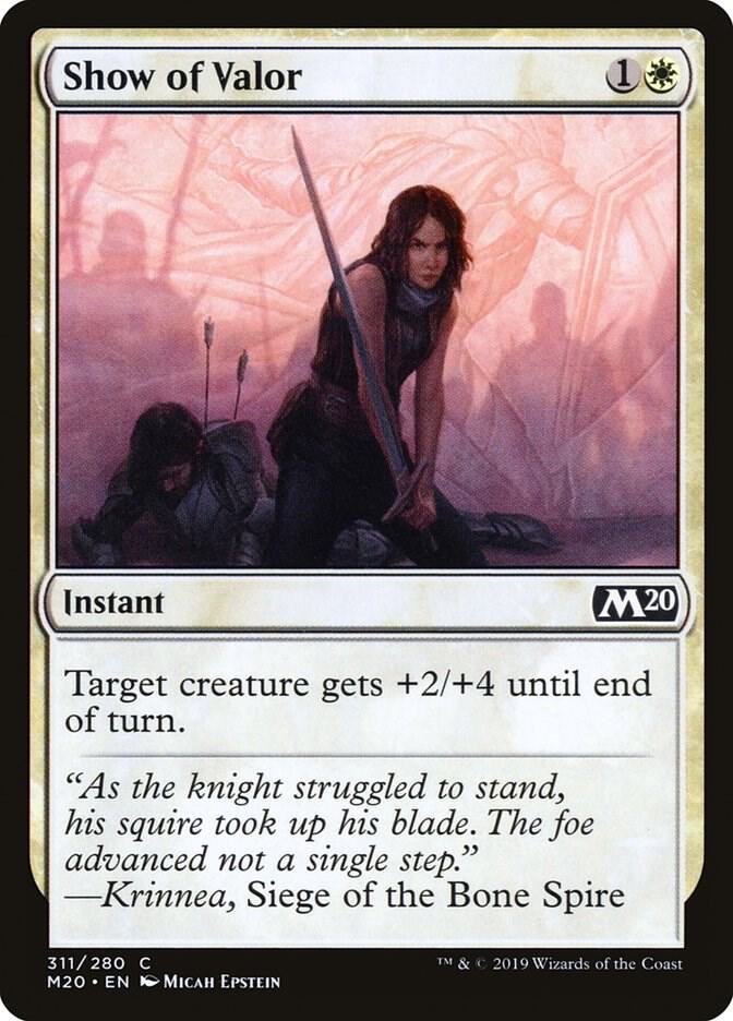 Show of Valor (311) [Core Set 2020]