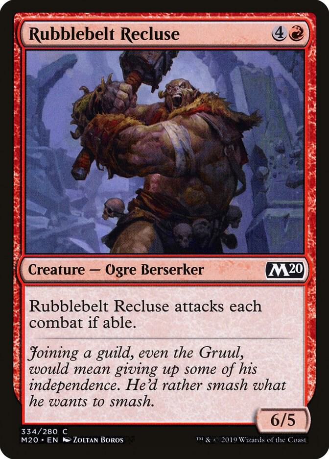 Rubblebelt Recluse (334) [Core Set 2020]