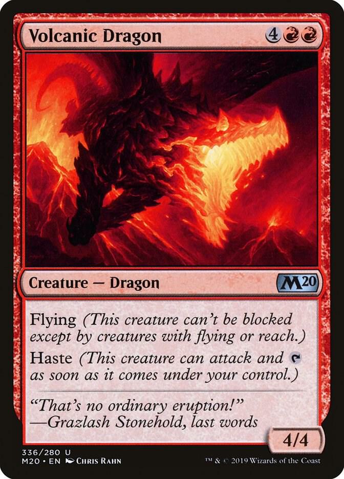 Volcanic Dragon (336) [Core Set 2020]