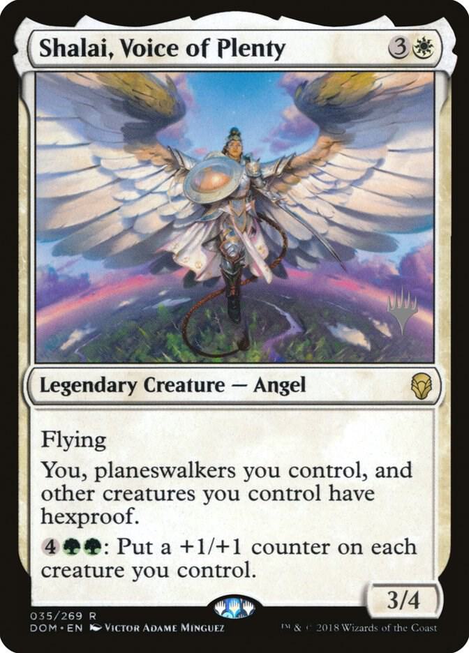 Shalai, Voice of Plenty (35) [Core Set 2020 Promos]