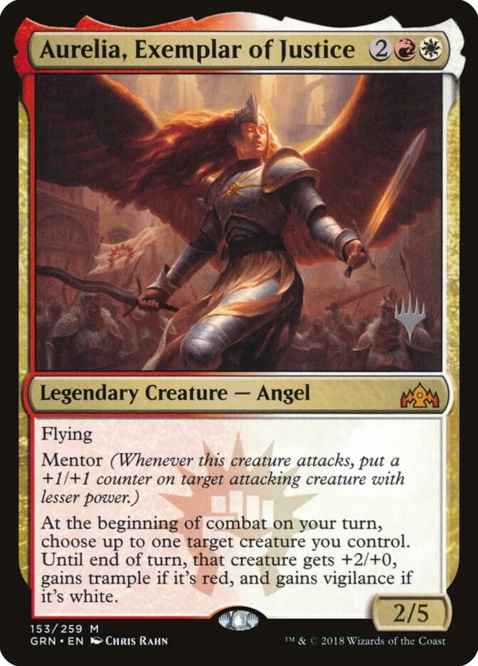 Aurelia, Exemplar of Justice (153) [Core Set 2020 Promos]