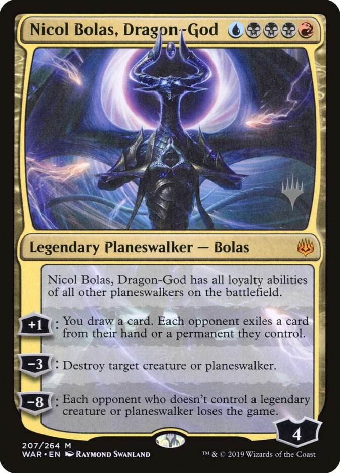 Nicol Bolas, Dragon-God (207) [Core Set 2020 Promos]