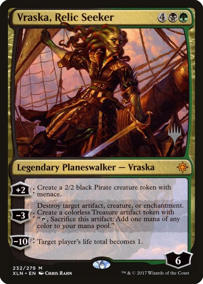 Vraska, Relic Seeker (232) [Core Set 2020 Promos]