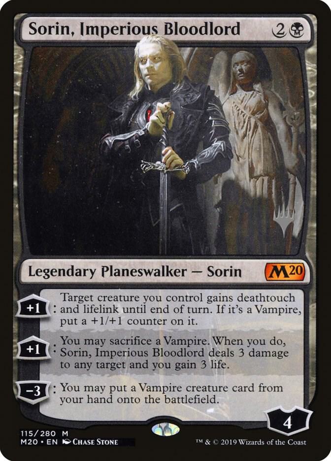 Sorin, Imperious Bloodlord (115) [Core Set 2020 Promos]
