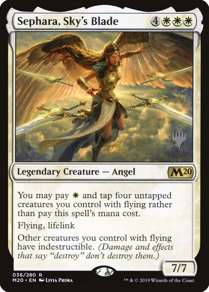Sephara, Sky's Blade (36) [Core Set 2020 Promos]