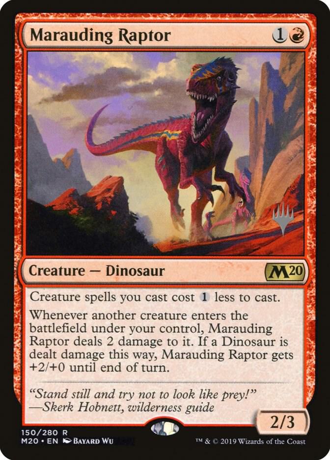 Marauding Raptor (150) [Core Set 2020 Promos]