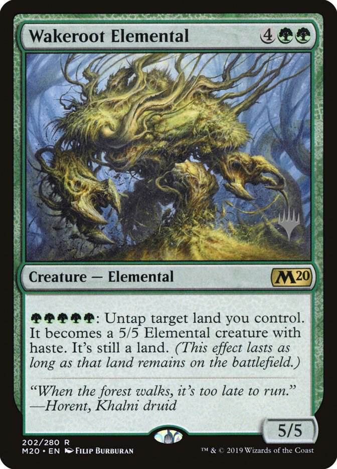 Wakeroot Elemental (202) [Core Set 2020 Promos]