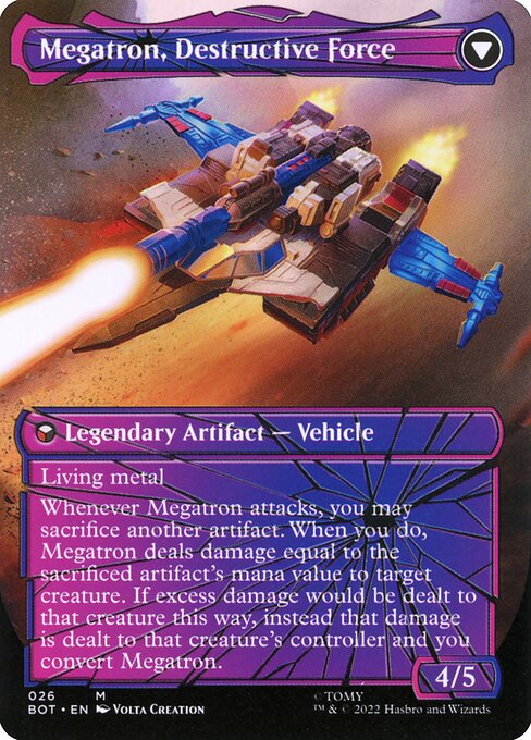 Megatron, Tyrant (Shattered Glass) (26) [Transformers] [Borderless] Reverse