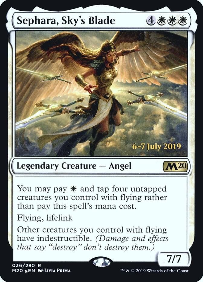 Sephara, Sky's Blade (36) [Prerelease Cards]