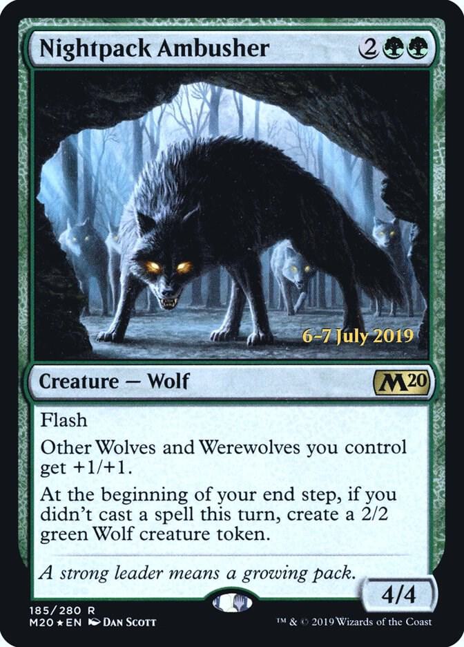 Nightpack Ambusher (185) [Prerelease Cards]