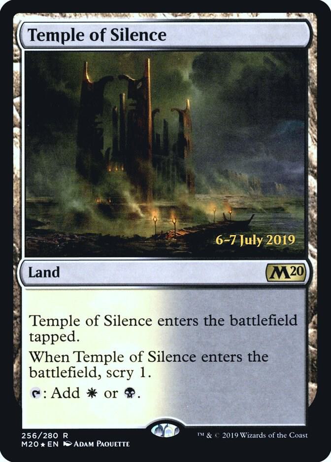 Temple of Silence (M20) (256) [Prerelease Cards]