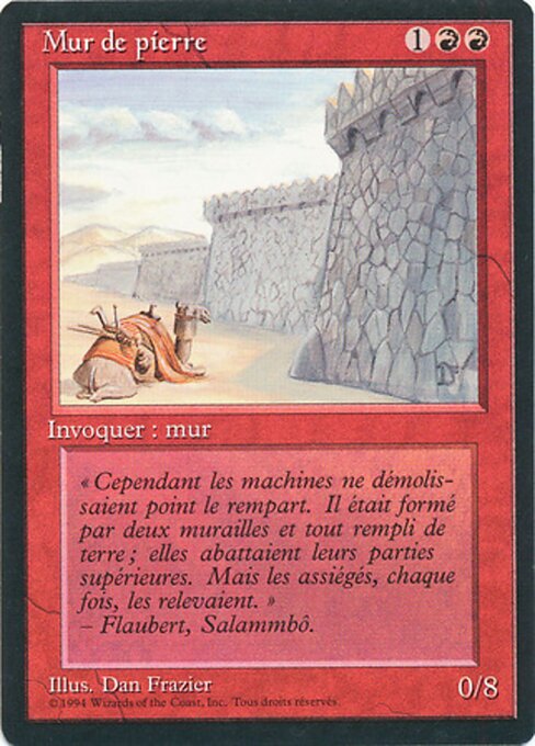 Wall of Stone (184) [Foreign Black Border]