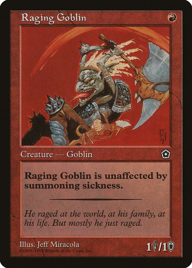 Raging Goblin (114) [Portal Second Age]