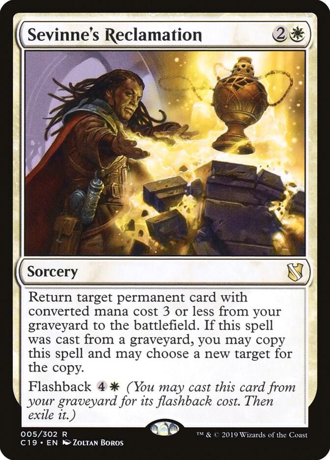 Sevinne's Reclamation (5) [Commander 2019]