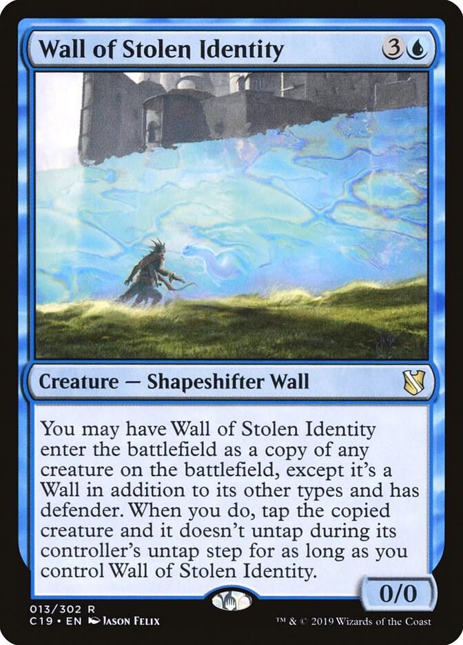 Wall of Stolen Identity (13) [Commander 2019]