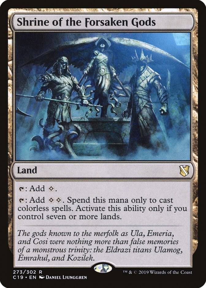 Shrine of the Forsaken Gods (273) [Commander 2019]