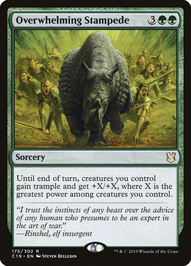 Overwhelming Stampede (175) [Commander 2019]