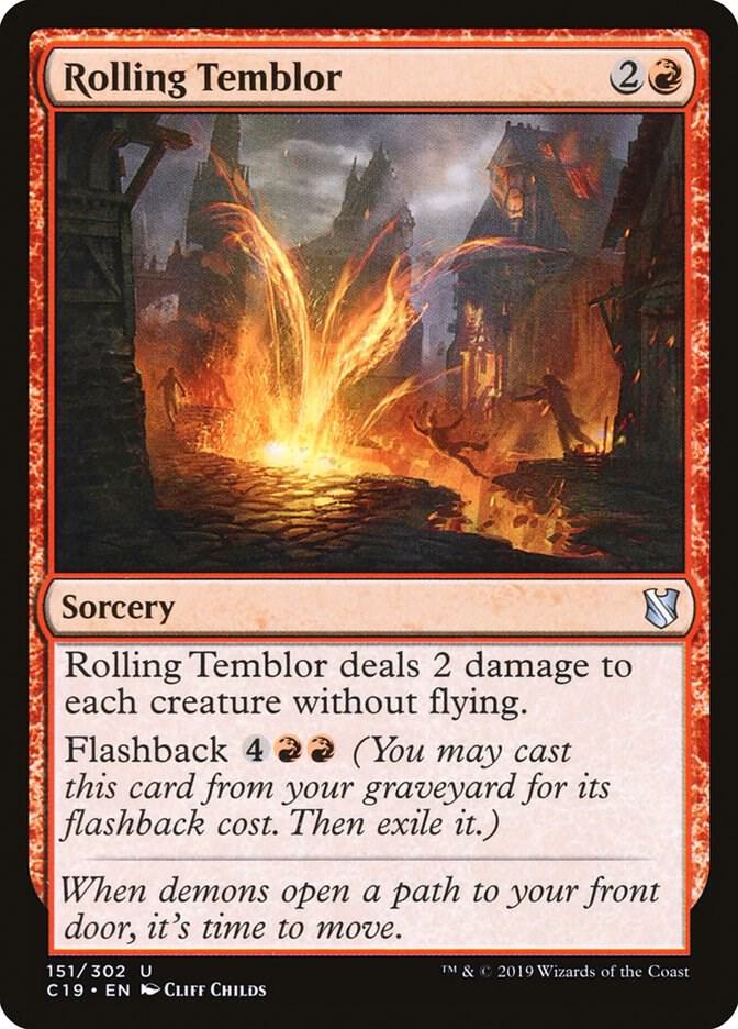 Rolling Temblor (151) [Commander 2019]
