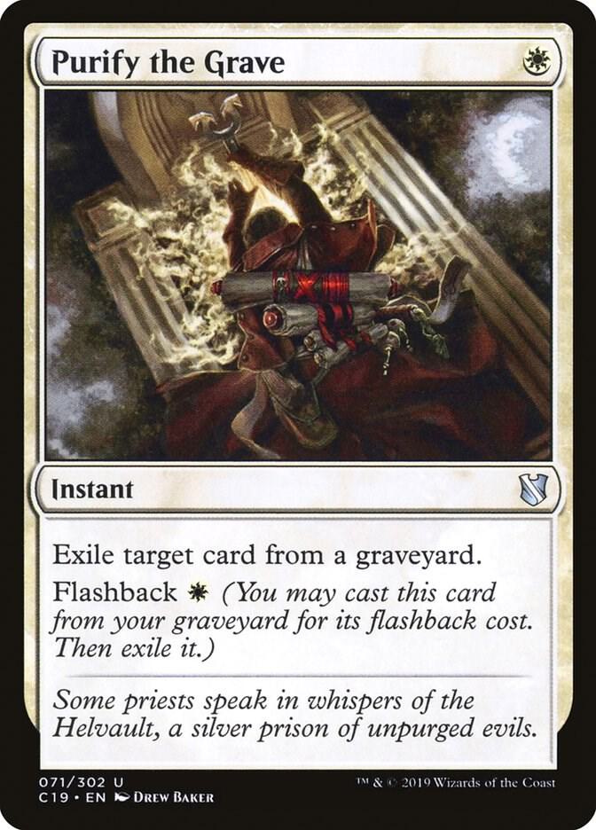 Purify the Grave (71) [Commander 2019]