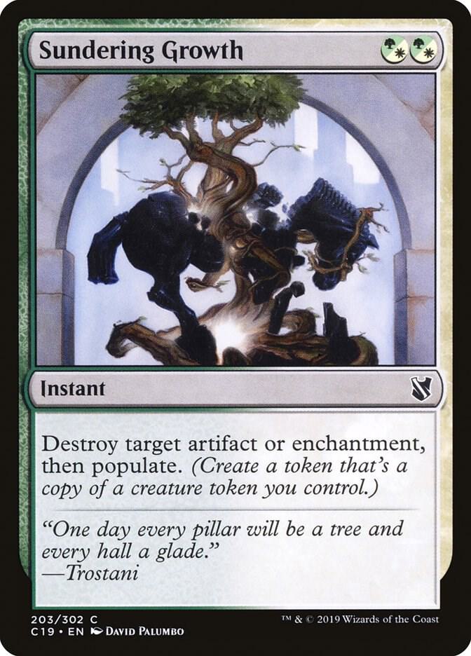 Sundering Growth (203) [Commander 2019]
