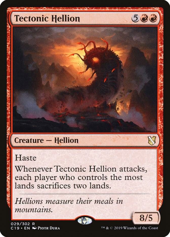 Tectonic Hellion (29) [Commander 2019]