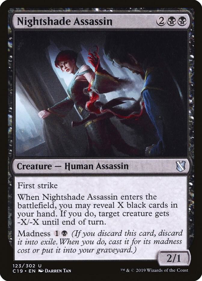 Nightshade Assassin (123) [Commander 2019]