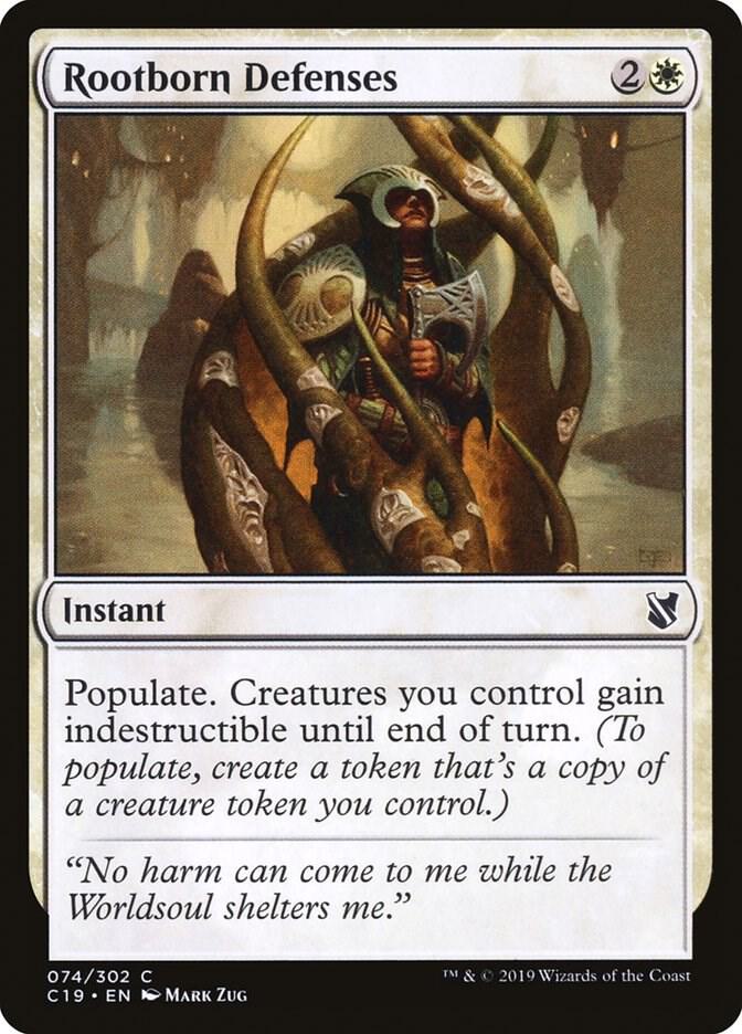 Rootborn Defenses (74) [Commander 2019]