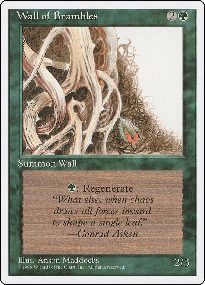 Wall of Brambles (282) [Fourth Edition]