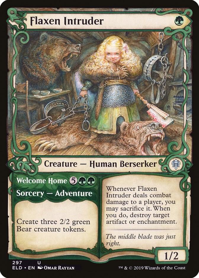 Flaxen Intruder (Showcase) (297) [Throne of Eldraine] [Showcase]