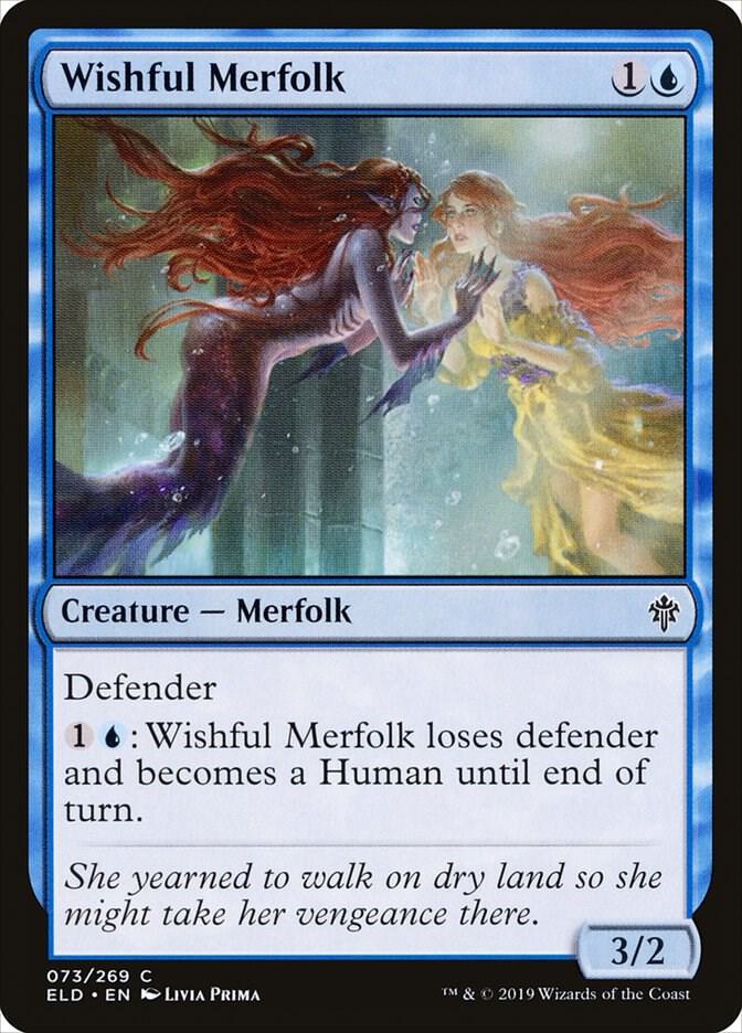 Wishful Merfolk (73) [Throne of Eldraine]
