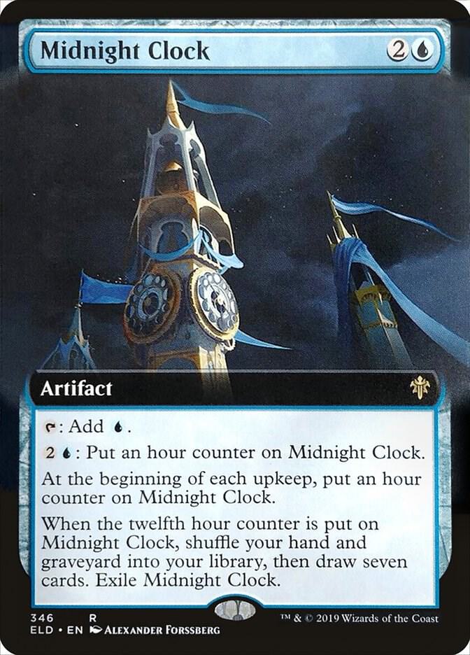 Midnight Clock (Extended Art) (346) [Throne of Eldraine] [Extended Art]
