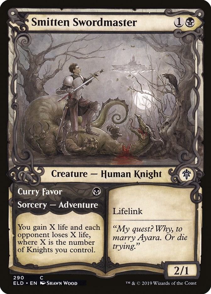 Smitten Swordmaster (Showcase) (290) [Throne of Eldraine] [Showcase]