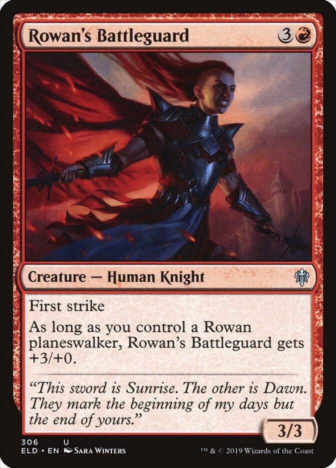 Rowan's Battleguard (306) [Throne of Eldraine]