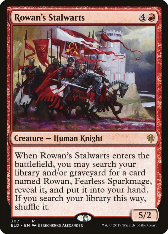 Rowan's Stalwarts (307) [Throne of Eldraine]