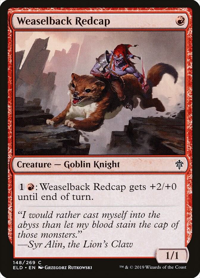 Weaselback Redcap (148) [Throne of Eldraine]