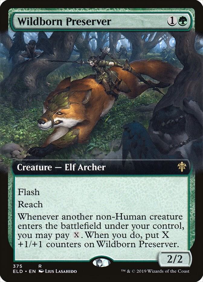 Wildborn Preserver (Extended Art) (375) [Throne of Eldraine] [Extended Art]
