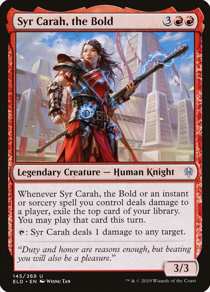 Syr Carah, the Bold (145) [Throne of Eldraine]