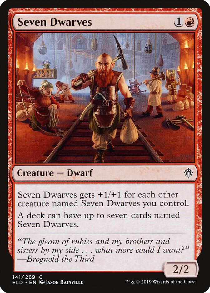 Seven Dwarves (141) [Throne of Eldraine]