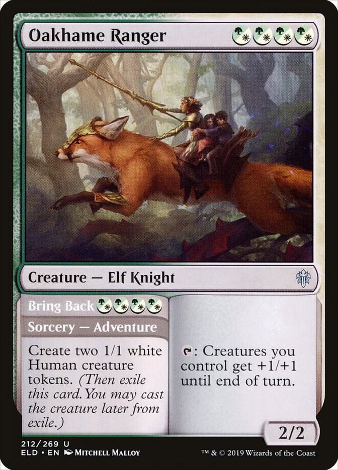 Oakhame Ranger (212) [Throne of Eldraine]