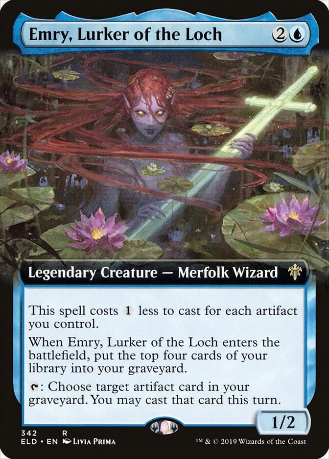 Emry, Lurker of the Loch (Extended Art) (342) [Throne of Eldraine] [Extended Art]
