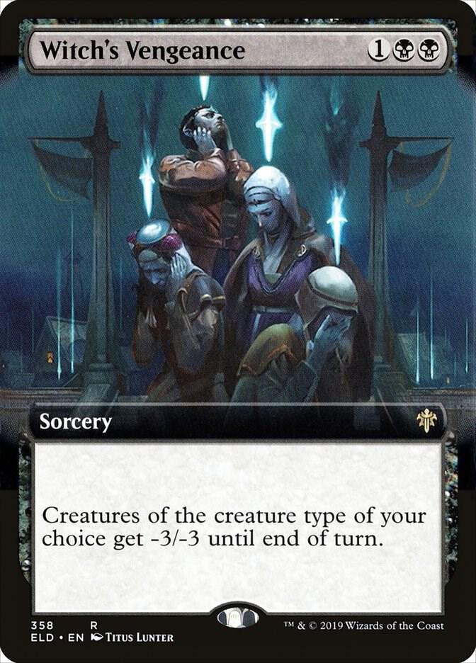 Witch's Vengeance (Extended Art) (358) [Throne of Eldraine] [Extended Art]