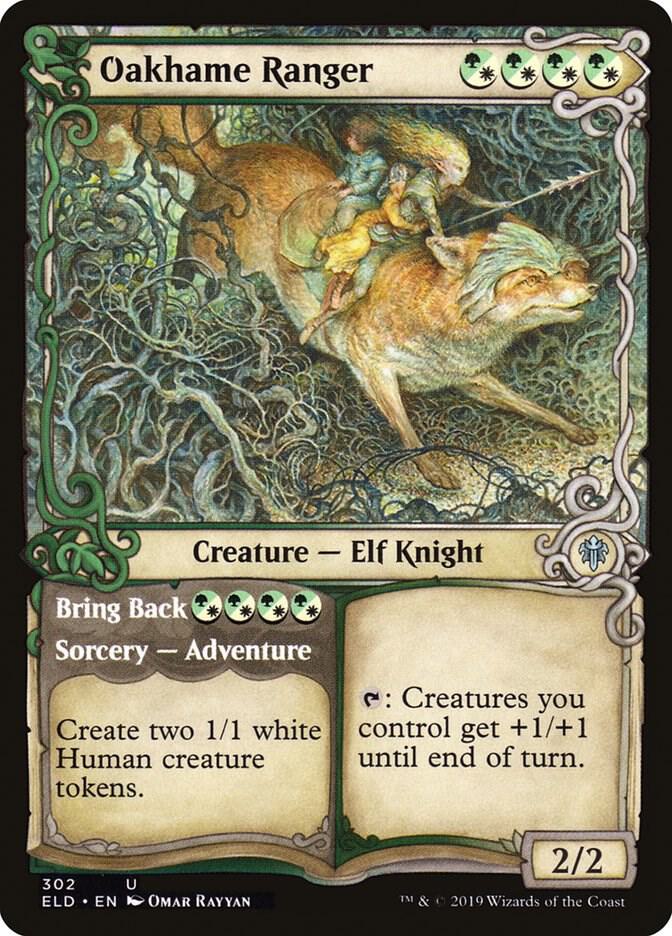 Oakhame Ranger (Showcase) (302) [Throne of Eldraine] [Showcase]