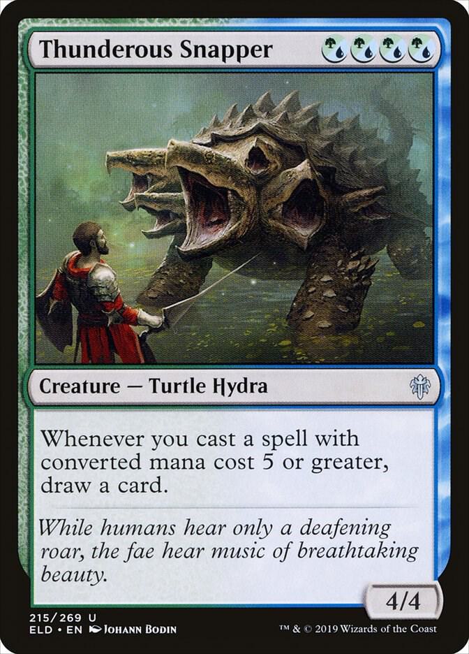 Thunderous Snapper (215) [Throne of Eldraine]