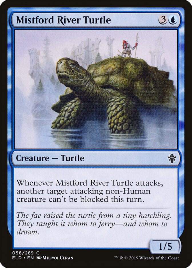Mistford River Turtle (56) [Throne of Eldraine]