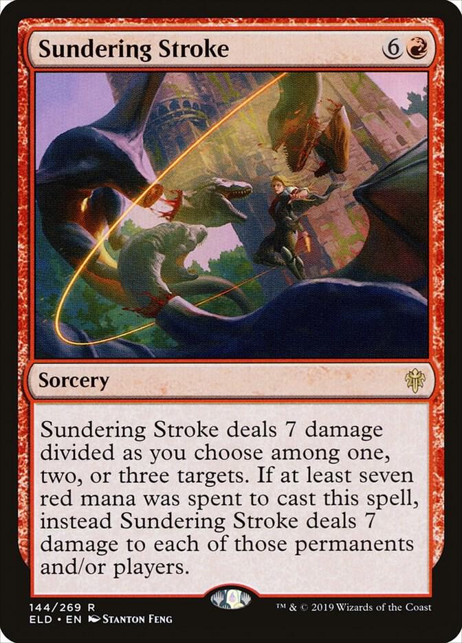 Sundering Stroke (144) [Throne of Eldraine]